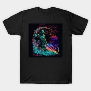 Psychedelic Grim Reaper 2 T-Shirt